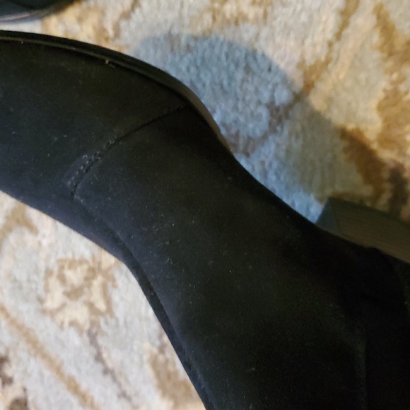 Nordstrom BOS&Co Portugal Chelsea black suede waterproof pull on Booties size 9 - Picture 12 of 16